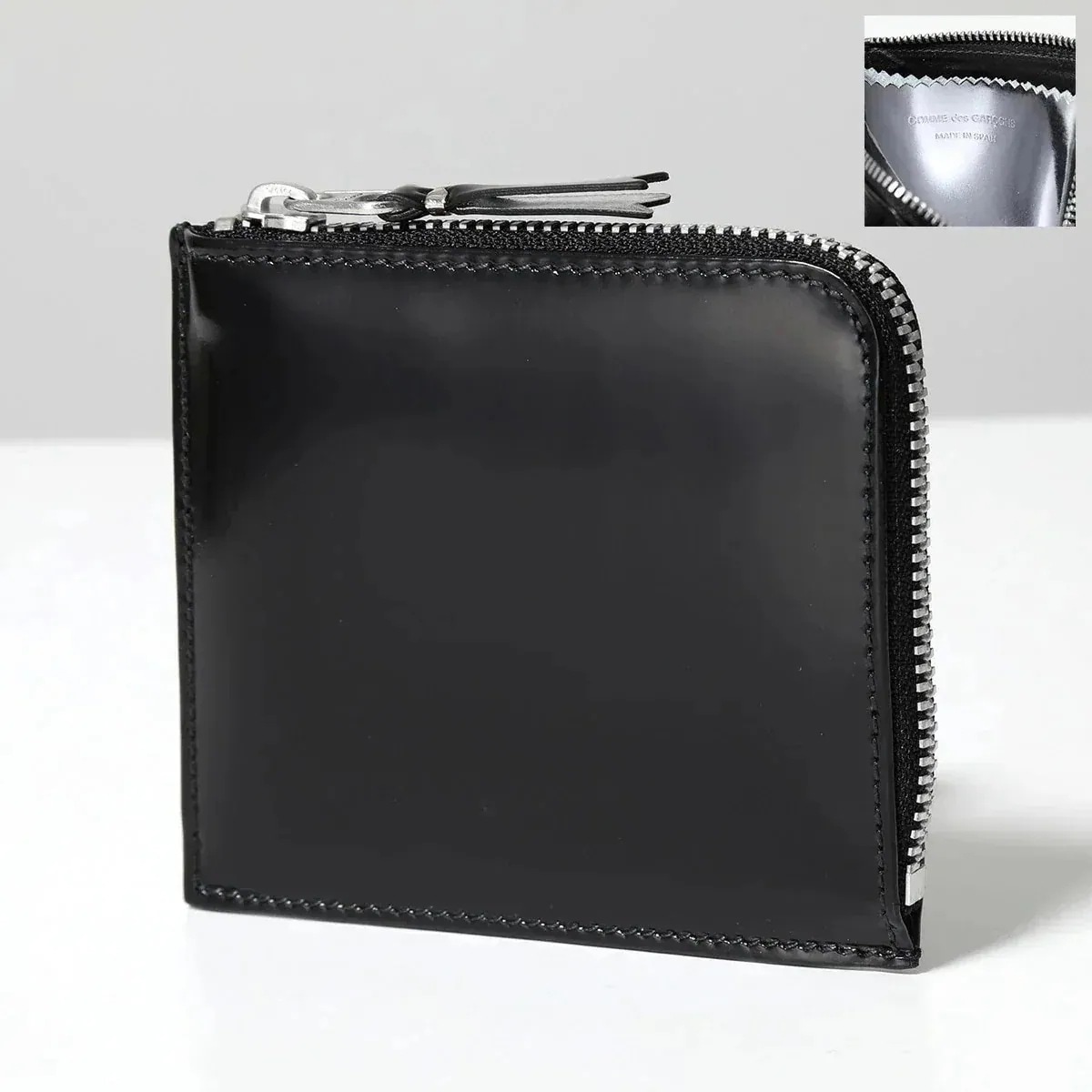COMME des GARCONS コムデギャルソン ミニ財布 MIRROR INSIDE SA3100MI メンズ レディース レザー L字ファスナー コイン