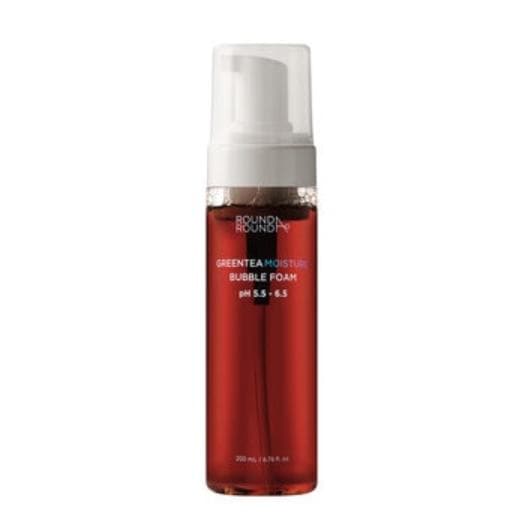 【倉庫直送】ラウンドアラウンド グリーンティー モイスチャー バブル (泡) フォーム 200ml x 2個セット