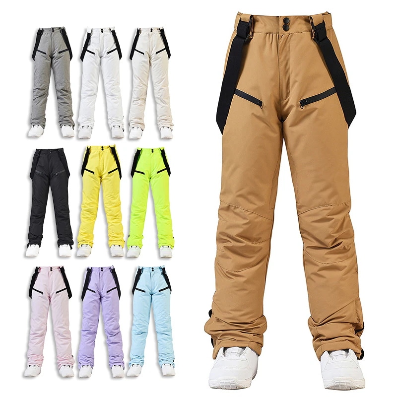 スノーボードウェア パンツ 単品 メンズ レディース スノーウェア スキーウェア ハイウェスト 防寒着 スノボ ボトムス 配色 切り替え