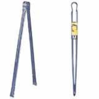 土井金属化成 メッキ火バサミ（M） 45cm [まとめ買い100個セット]