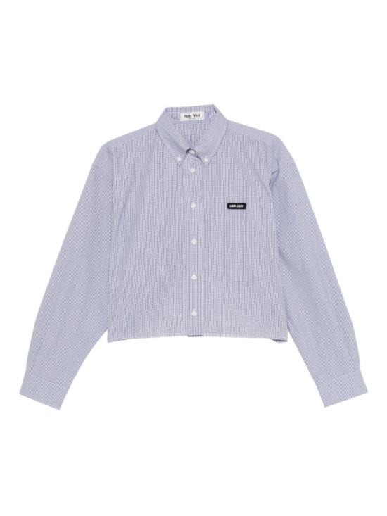 MIU MIU Women Shirts MK1659 1805F0008 Azzurro