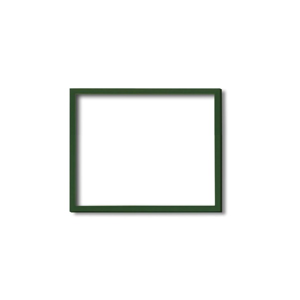 木製額色あせを防ぐUVカットアクリル デッサン額 八ツ切サイズ（303242mm）グリーン（緑）壁掛けひも付き 化粧箱入り
