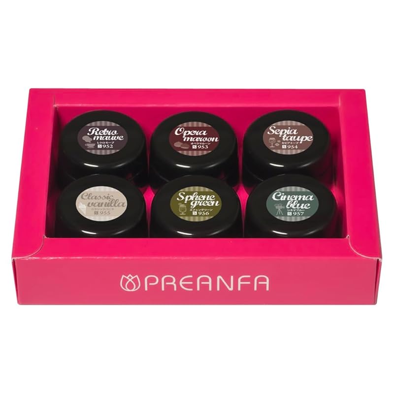 PRE GEL ノスタルジーシリーズ6色セット 【公式通販】