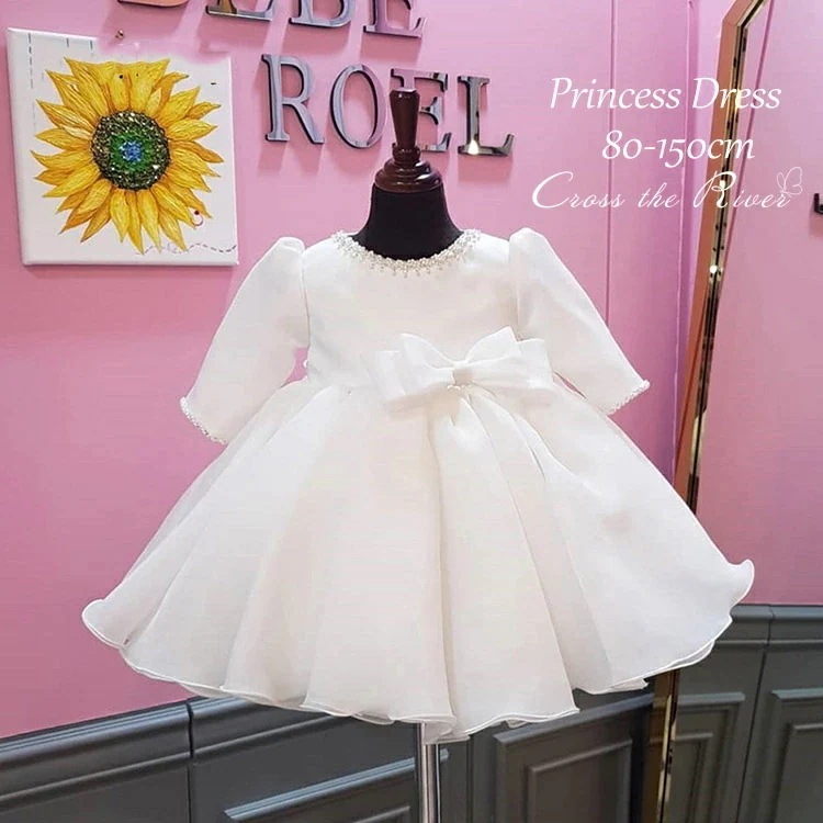 ベビードレス 結婚式 80 女の子 子供ドレス 白 ワンピース リングガール ドレス 演奏会 セレモニードレス ベビー 90 100 ピアノ発表会 フォーマル 秋 冬 春 誕生日 お宮