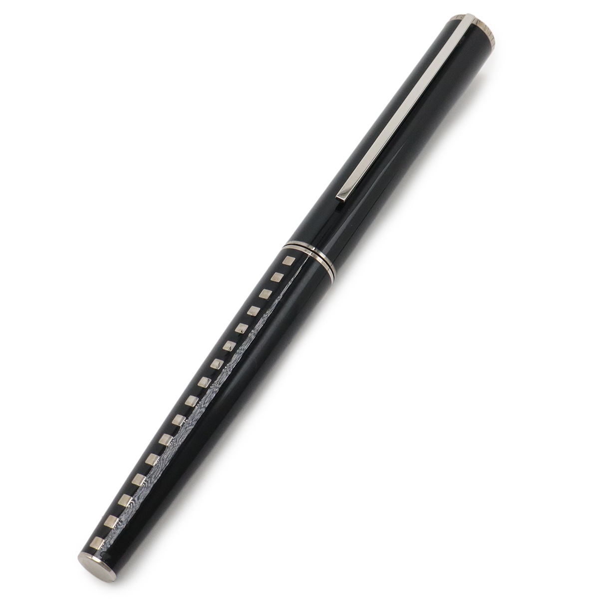 ジェット リーニュ ローラーボールペン ブラック 黒 シルバー金具 ブラックインク N7924