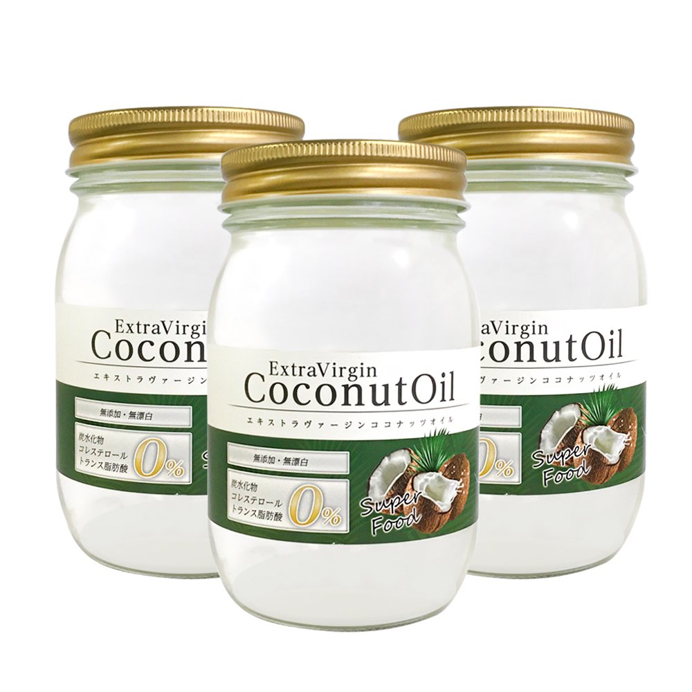 BeGarden エキストラヴァージン 【 ココナッツオイル 420ml 3本セット オーガニック 認証取得原料使用 】 ココナッツヴァージンオイル
