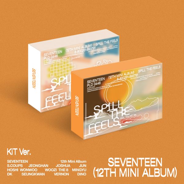 [MEGA] [2種セット] (KiT Ver.) SEVENTEEN [12TH MINI ALBUM] チャート反映 当店特典