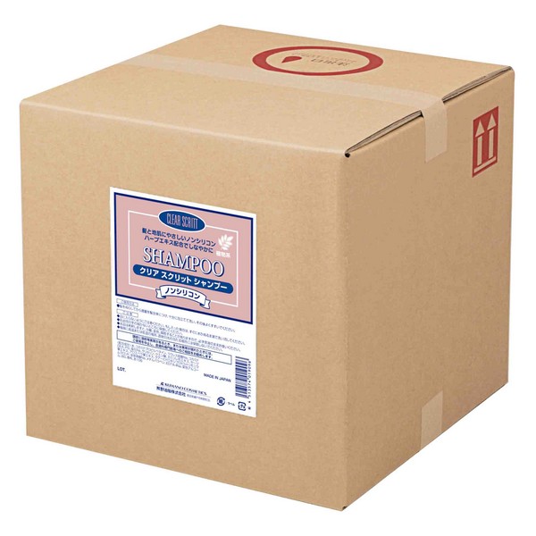 クリアスクリット　シャンプー　18L　品番4351　コック付【メーカー直送・代引き不可・時間指定不可・沖縄離島不可】