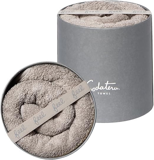 育てるタオル feel バスタオル ムーングレージュ(茶系) 60×120cm 綿100％ ボッ