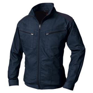 鳳皇 V9502 長袖ブルゾン(ストレッチ) インディゴ 服のみ サイズ4L