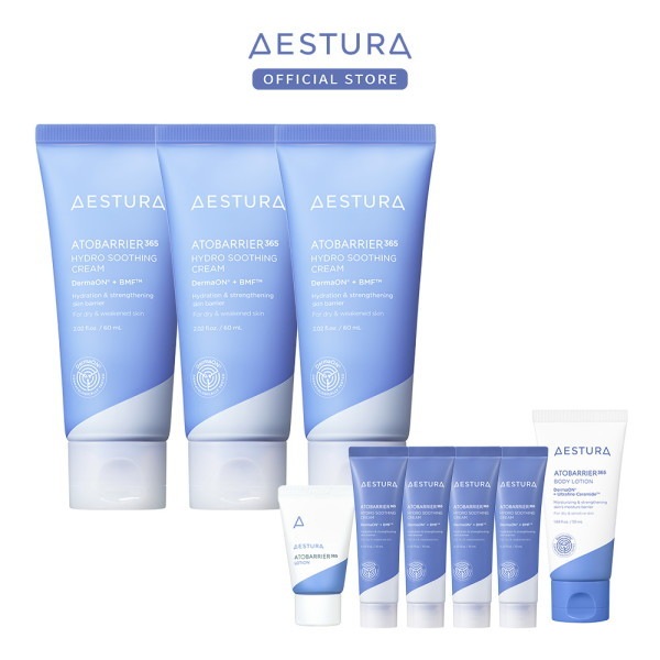 エストラアトバリア365 ハイドロ スージングクリーム 60ml x 3個