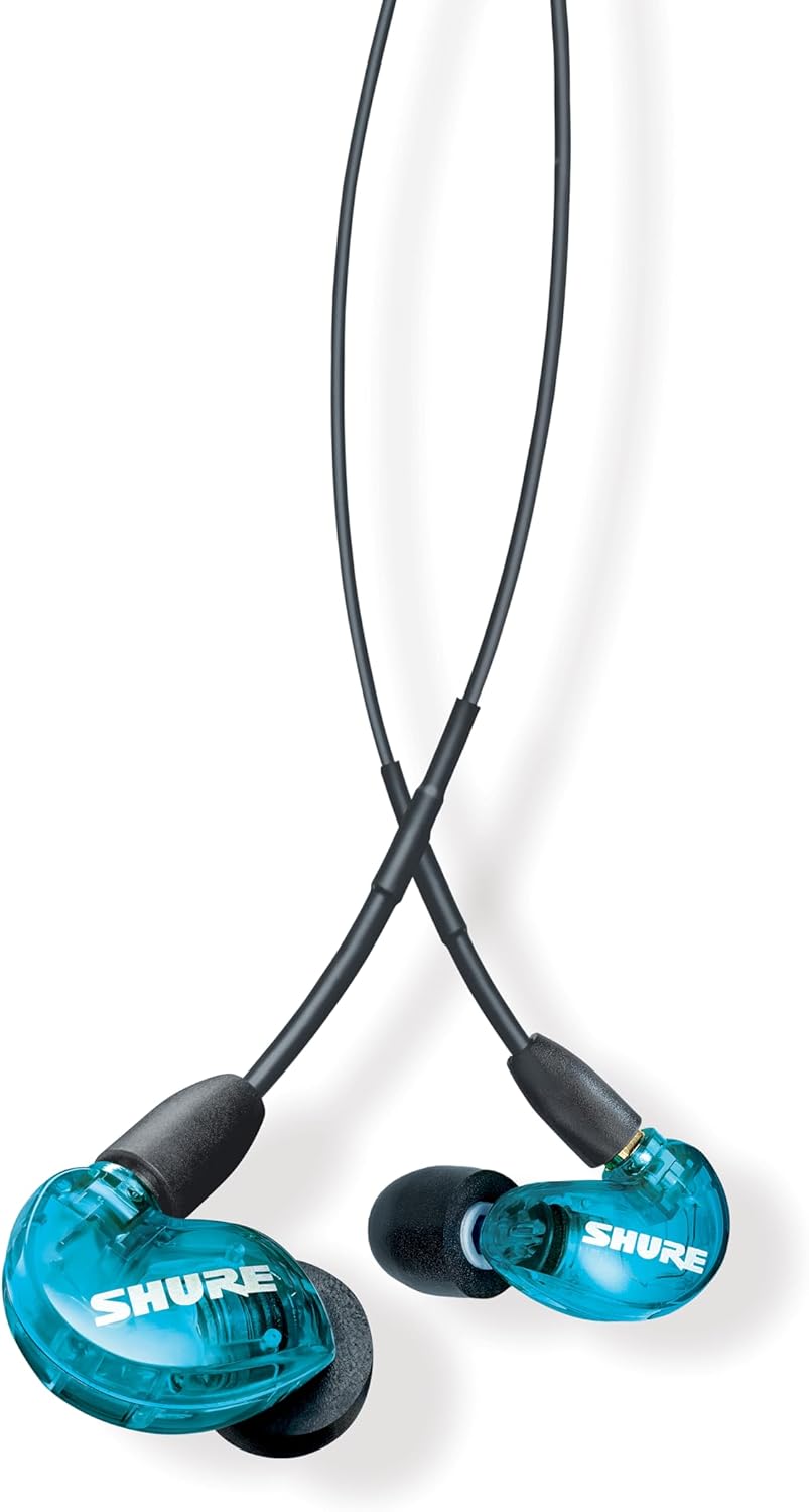 VGP 殿堂入り金賞SHURE シュア イヤホン 有線 SE215 SPE-A ブルー 高遮音性 ノイズキャンセリング ゲーム ゲーミング スペシャルエディション カナル型 ワイヤレス変換可(別売)