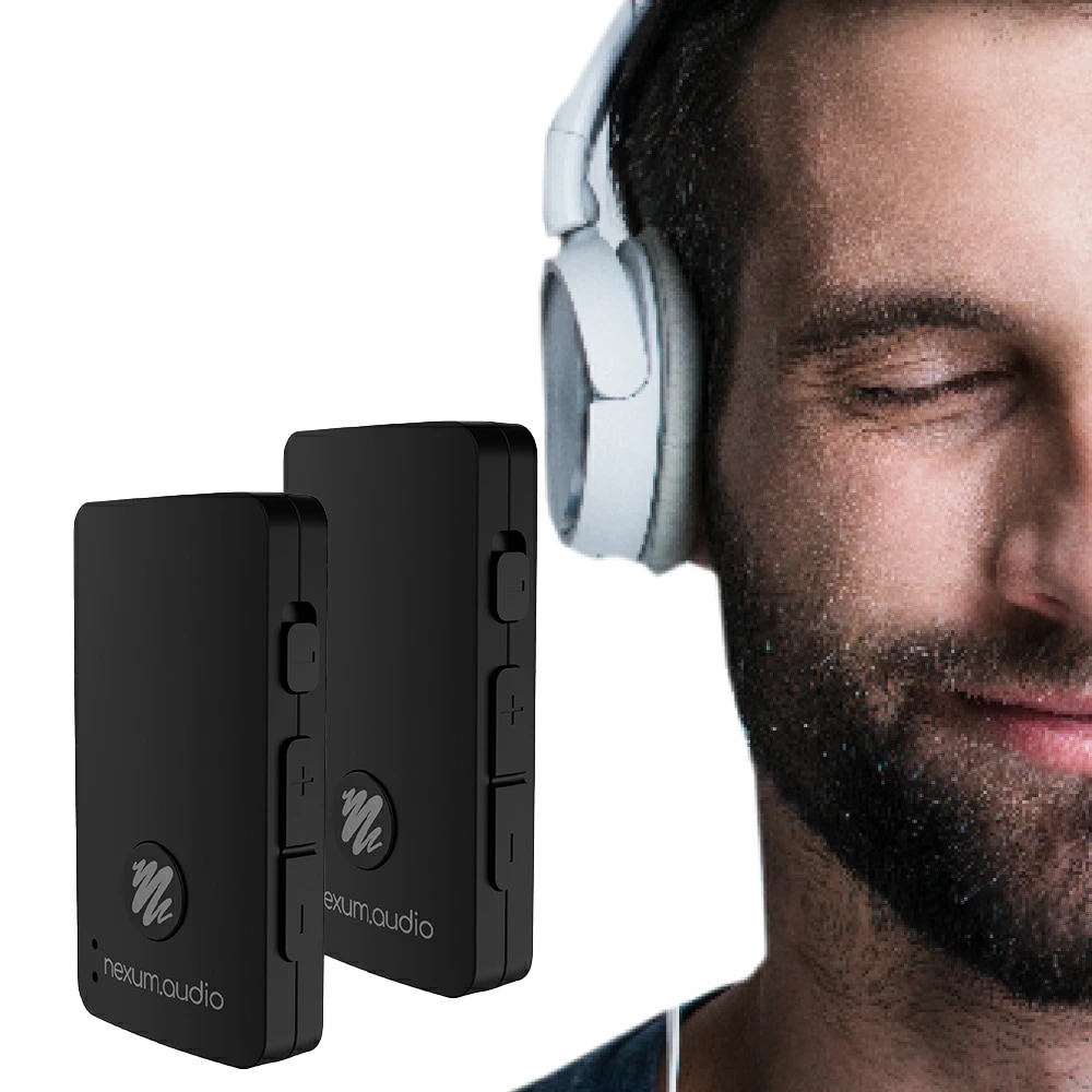 VOCE 2台セット Bluetooth5.2 トランスミッター レシーバー ワイヤレスマイク DACアンプ 1台4役 ハイレゾ ロスレス 対応 送信機 受信機 充電式 無線 ワイヤレス 3.5mm