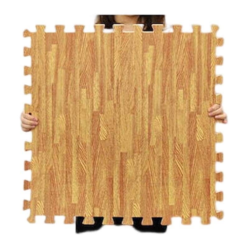 ントマット 木目調 大判 16枚 32枚 厚手 7色 防音 3畳 6畳 60cm サイドパーツ有ペット 滑り止め 犬 転倒防止 赤ちゃん 防音 防寒