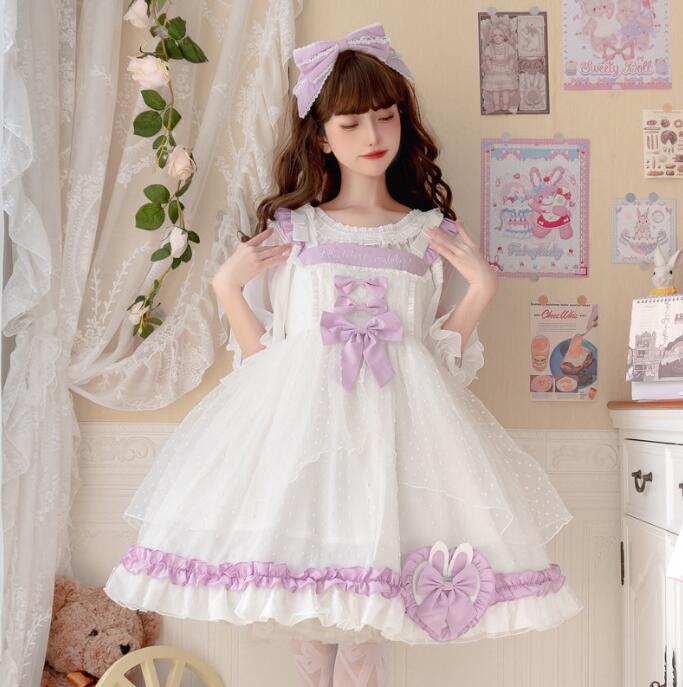 ロリータワンピース プリンセス チュールワンピ 可愛い ロリータ キャミソール お姫様 膝丈 ノースリーブ ロリータドレス 萌え萌え コスプレ衣装 学園祭 文化祭 イベント ハロウィン 発表会 コスチ 12,300円