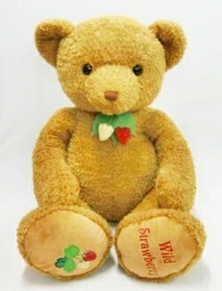 ワイルドストロベリーベア　ブラウン　LL約90cmカワイイベア　テイクオフ　ぬいぐるみ　TAKE　OFF　誕生日や記念日のギフトとして可愛いヌイグルミです BC-D