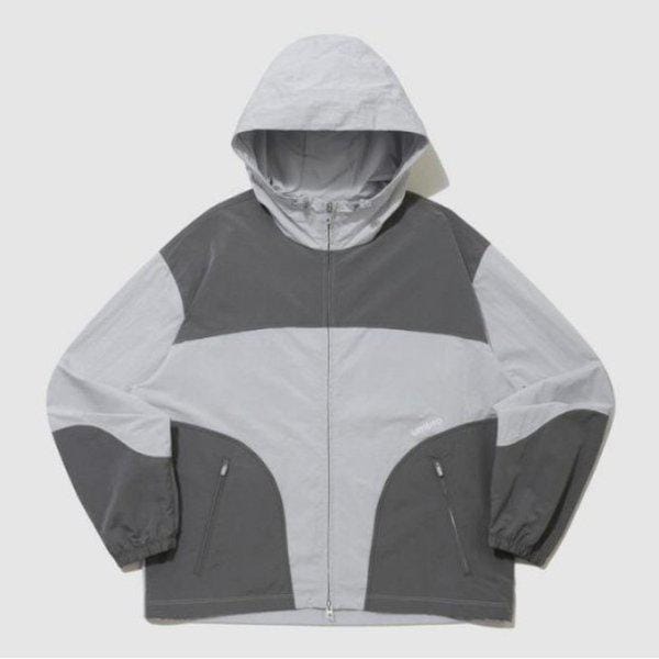 ウインドブレーカー JQS UQ123CJK12-IGY ウェイファインダー配色フード付きウインドブレーカージャケット / IGY