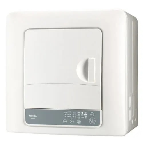 東芝 ED-60A4(W) 衣類乾燥機 乾燥6kg 電気式(50Hz/60Hz共用) ピュアホワイト