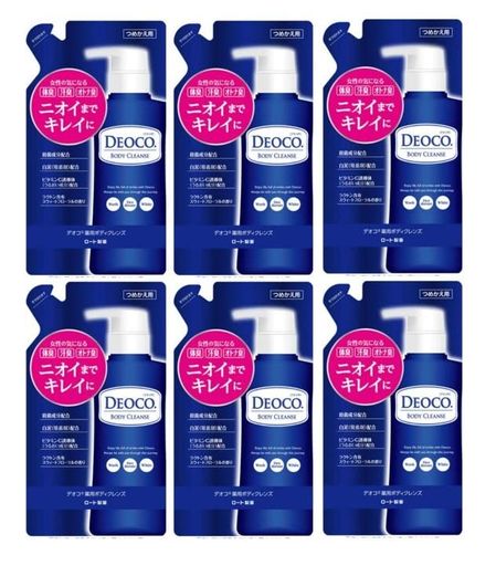 【6個セット】 デオコ 薬用デオドラント ボディクレンズ詰替用 250mL 【医薬部外品】フローラル