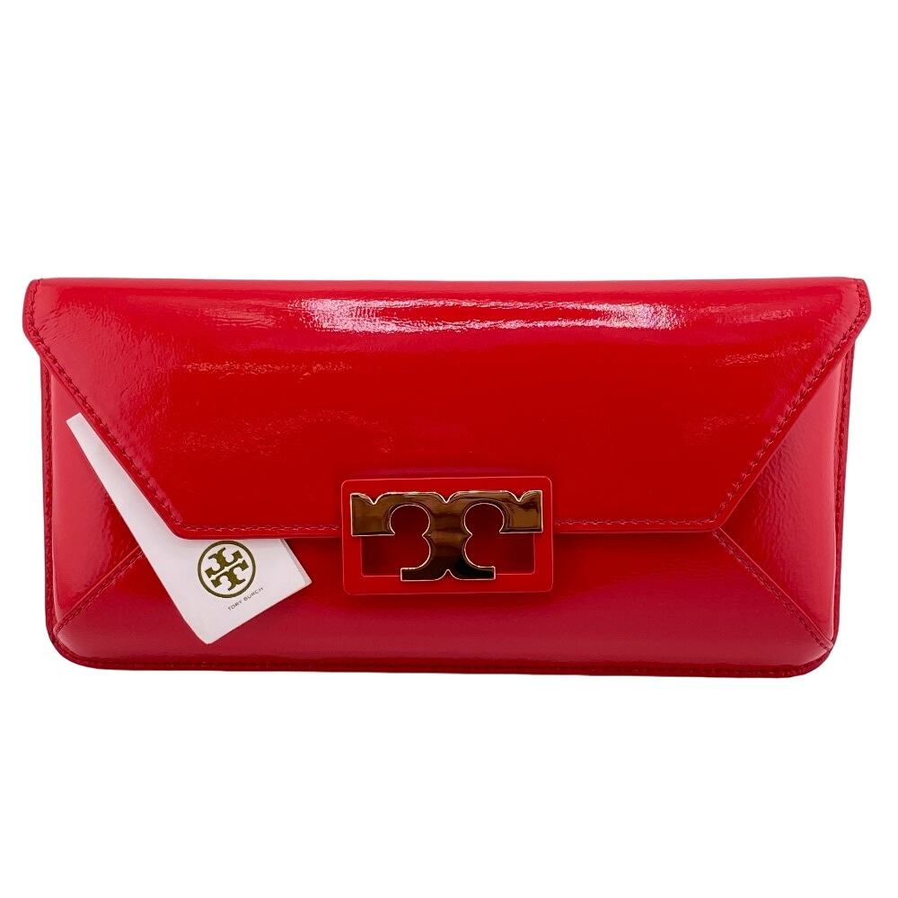 36854 GIGI レザー クラッチバッグ レッド レディース ブランド