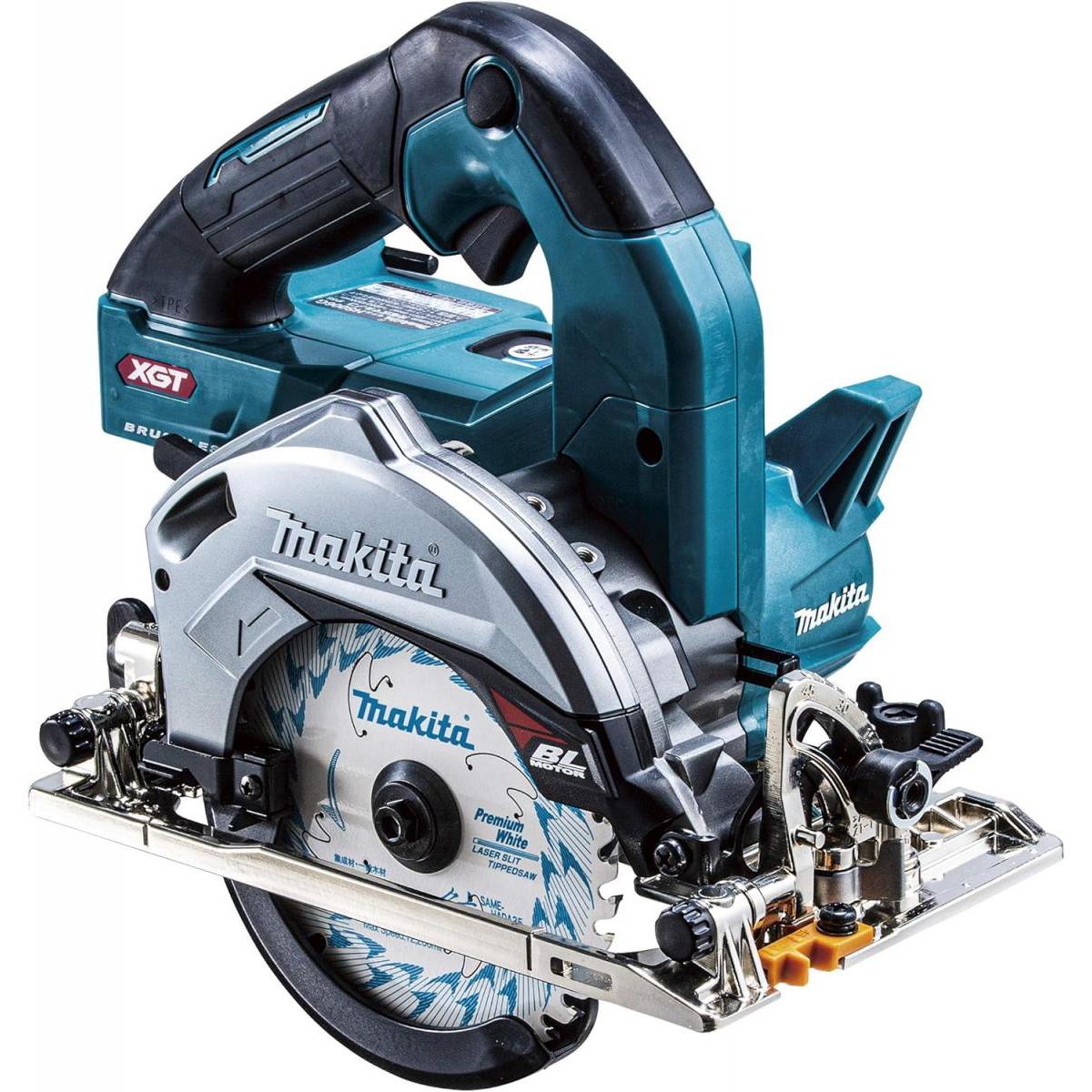 マキタ Makita 40Vmax 125mm 充電式マルノコ 無線連動対応 HS006GZ 青 本体のみ 【バッテリ・充電器・ケース別売】 丸ノコ 丸鋸 丸のこ 切断 電