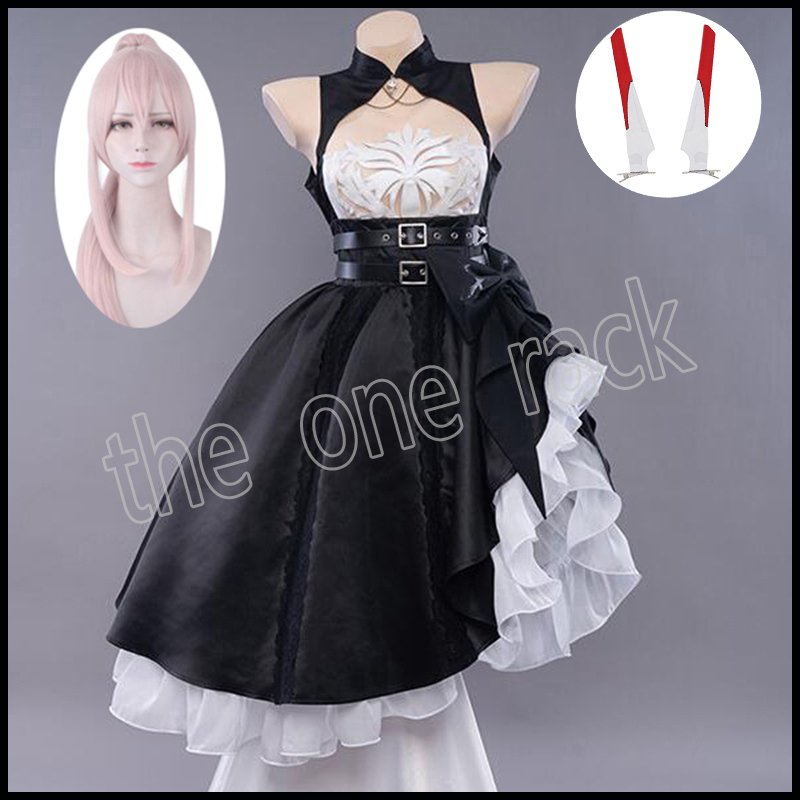 アズールレーン AzurLane 風 改造 綾波 ドレス コスプレ 衣装 ウィッグ 靴 cospla