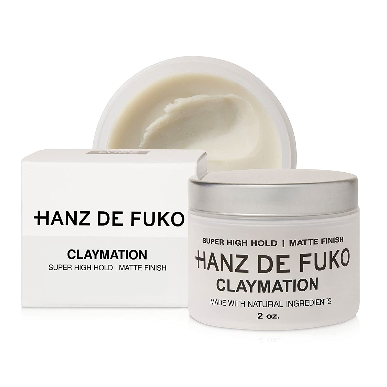 Hanz de Fuko Claymation - プレミアムメンズヘアスタイリングクレイ マット仕上げ(2oz) 残酷フリー 8,460円