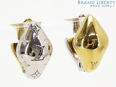 LOUISVUITTON ルイヴィトン エブリデイ チェーン LV ピアス ゴールド