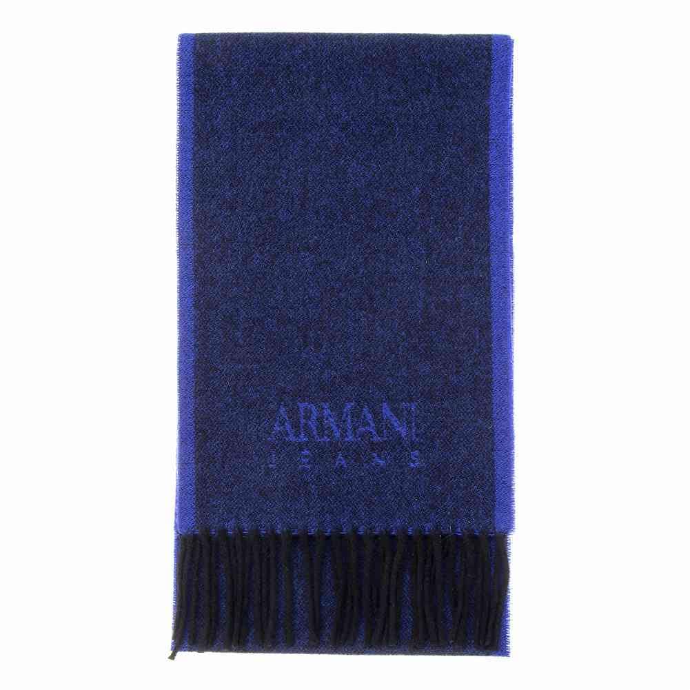 マフラー 934098 CD713 00022 ブラック/ブルー ユニセックス