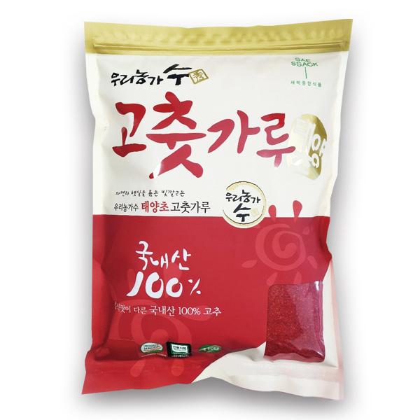 農家の歌手唐辛子粉太陽酢調味普通の味 우리농가수 고춧가루 태양초 조미 보통맛
