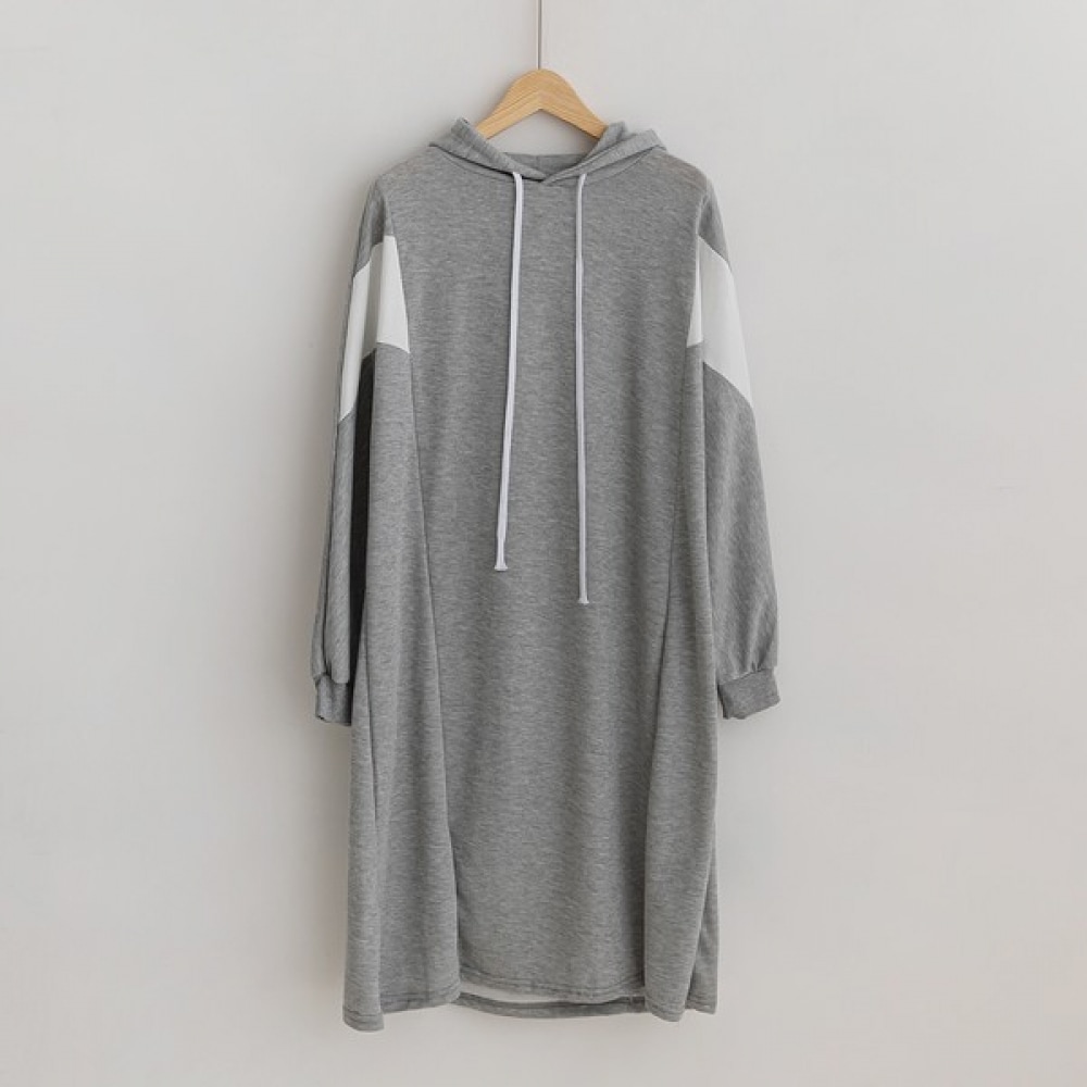 [Elysia] コリーヌカラー切開フード付きワンピース