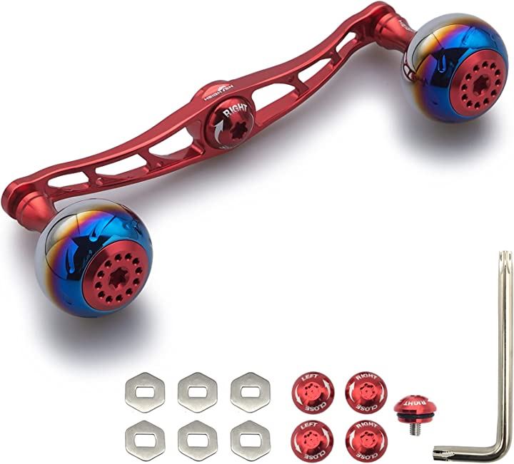 ベイト リール ハンドル シマノ ダイワ アブガルシア 通用 ベイトリール Aurora Series 378( レッド, 130mm) 9,680円