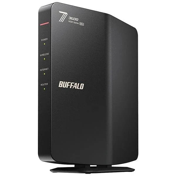 バッファロー Wi-Fi 無線LANルーター デュアルバンド対応 AirStation WSR3600BE4P-BK ブラック BUFFALO
