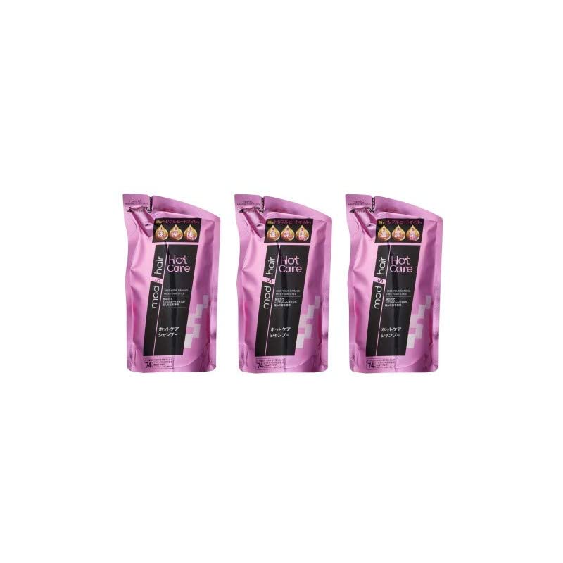 【3個セット】モッズヘア ホットケア シャンプー つめかえ用 350ml3個