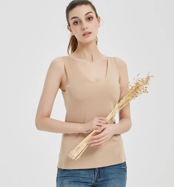 トップス デート モテアイテム タンクトップ ノースリーブ インナー 伸縮性 コットン 大人可愛い きれいめ 上品 おしゃれ かっこいい 大人可愛い ラブリー キュート ガーリー クール モード系