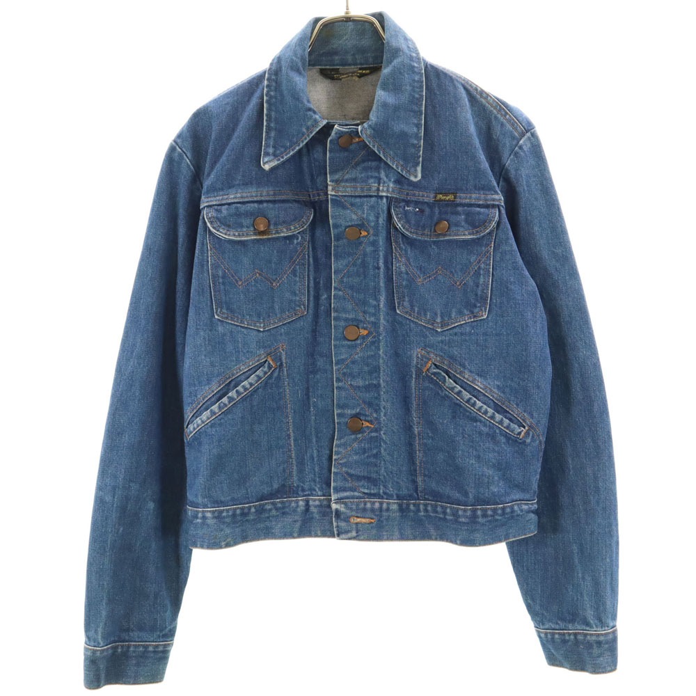 70s ヴィンテージ USA製 三角タグ デニムジャケット ブルー ジージャン メンズ