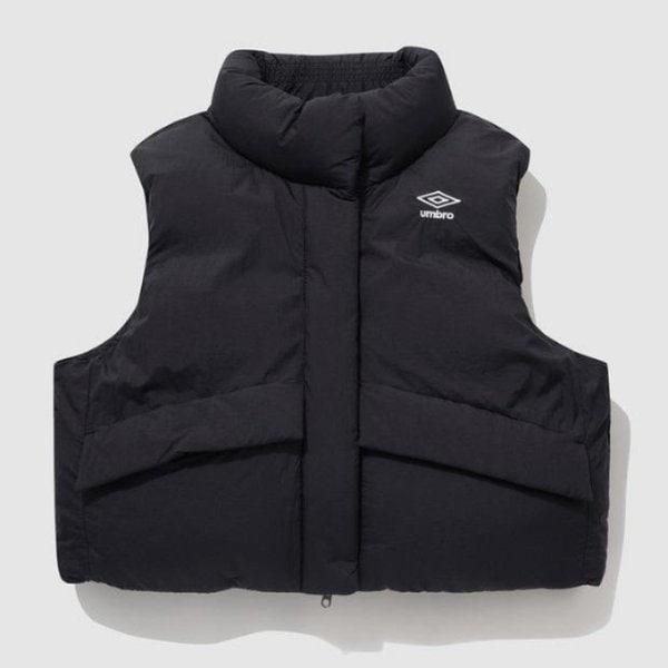 ベスト JQS UP422CDVN3-BLK ウーマンズ コージー クロップ パディングベスト / BLACK