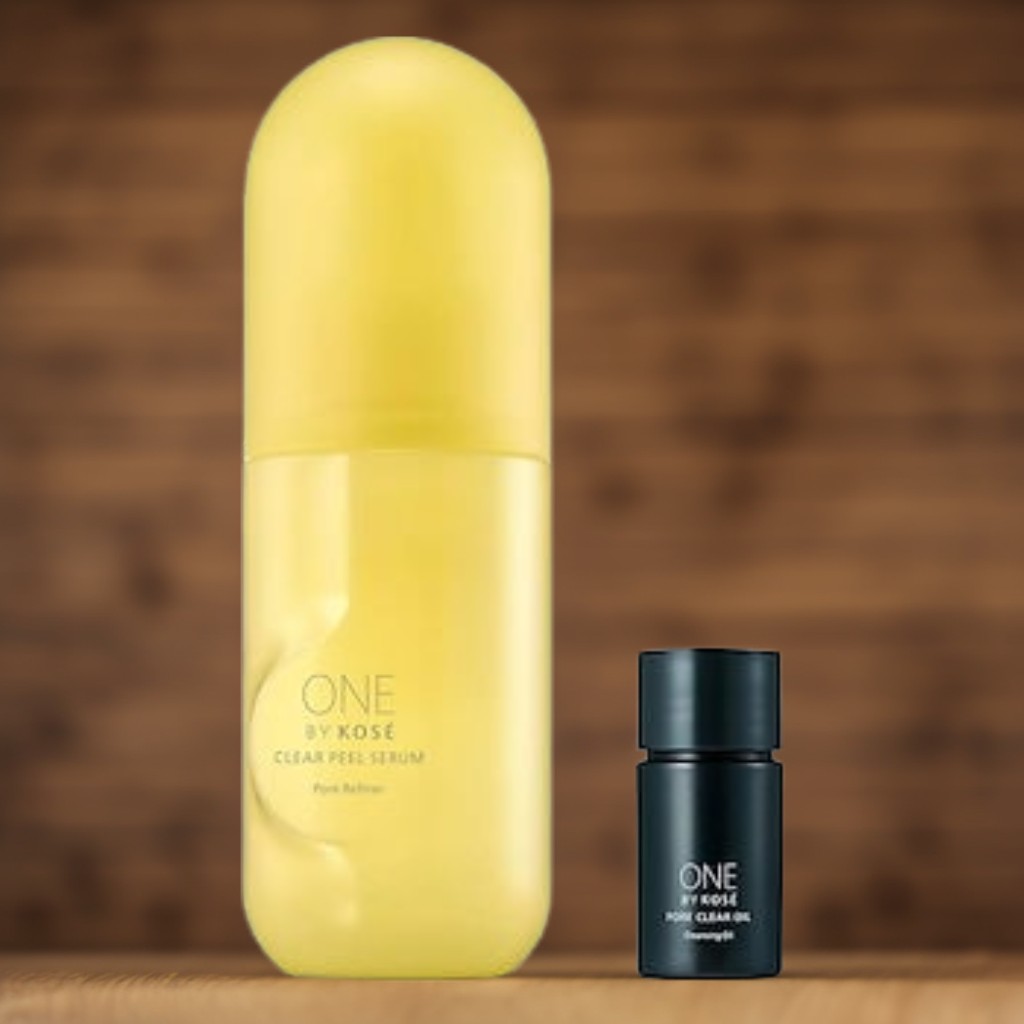 ONE BY KOSE(ワンバイコーセー) ふきとり美容液 毛穴クリアピール セラム 本体 限定キット 120mL おまけ付き