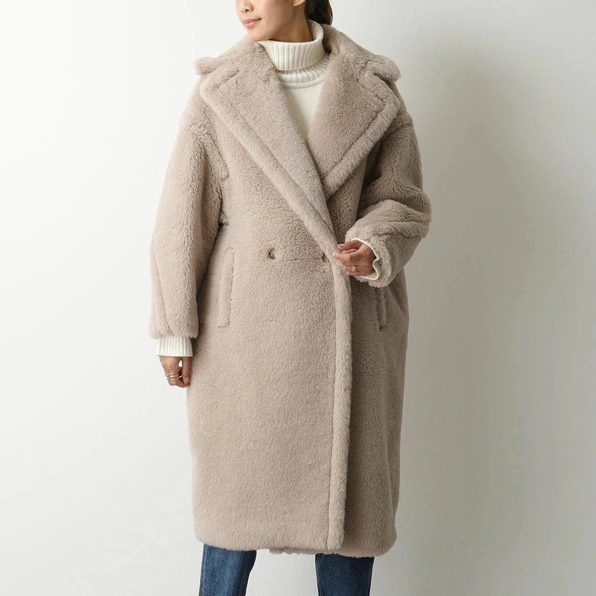 MAX MARA マックスマーラ オーバーコート TEDDY テディ TEDGIRL テッドガール レディース アルパカ ウール ダブルブレスト カラー3色