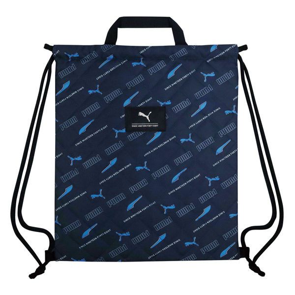 （まとめ買い）PUMA ナップサック ネイビー PM531NB [x3]