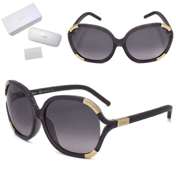 サングラス CE618SA-024 アジアンフィット UVカット レディース パープルグレーグラデーション スモーキーグレー