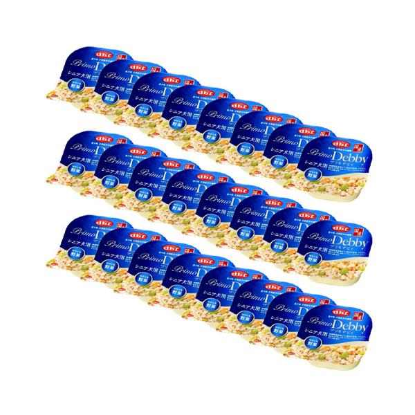 24個セット デビフペット プリモデビィ シニア犬用 ササミ&野菜 95g