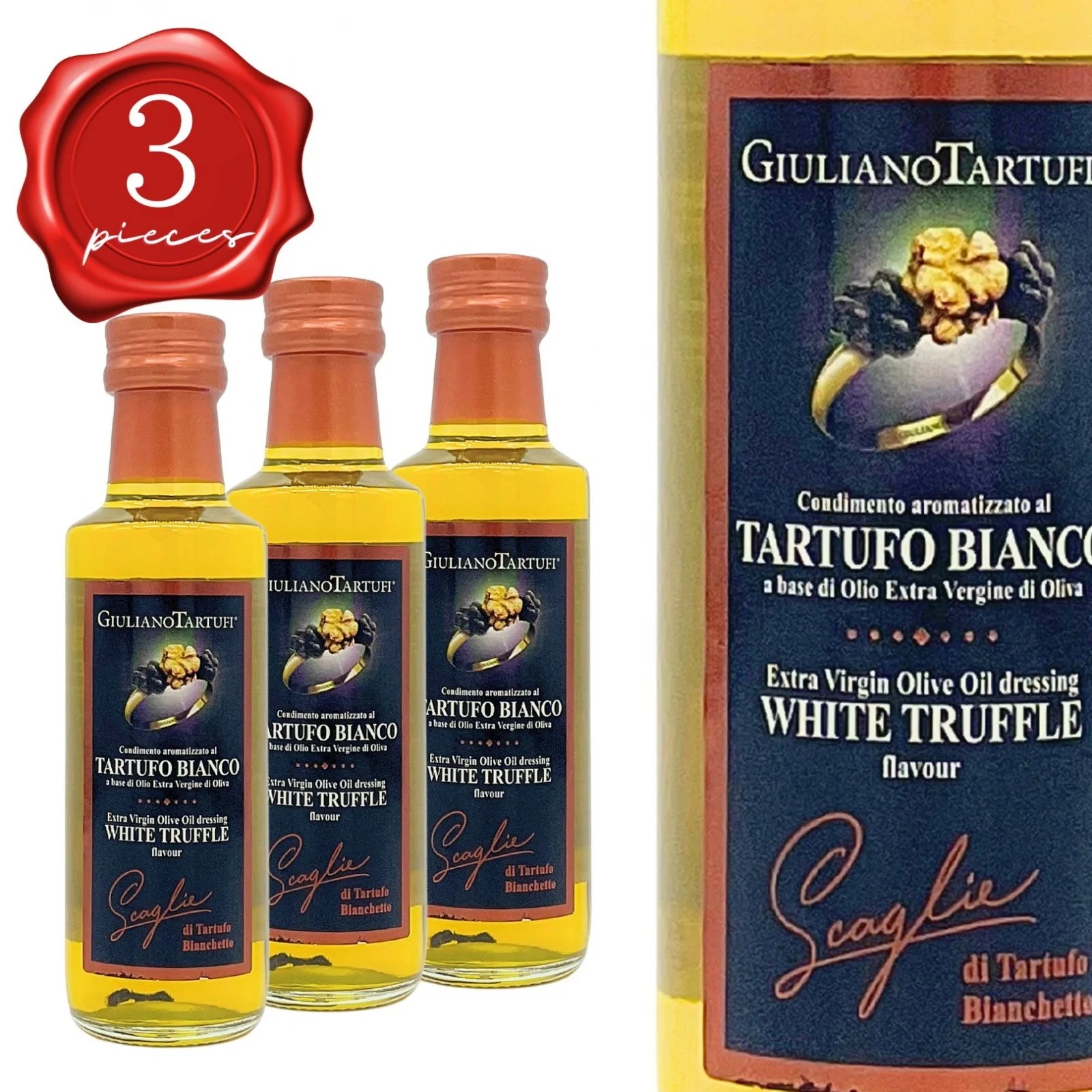 [3本セット] ジュリアーノ タルトゥーフィ ビアンケット トリュフオイル 100ml×3本