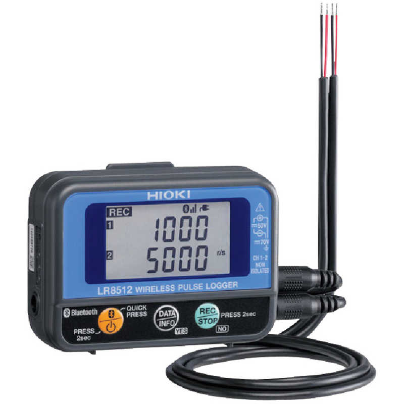 日置電機　HIOKIワイヤレスパルスロガｰ 　LR8512