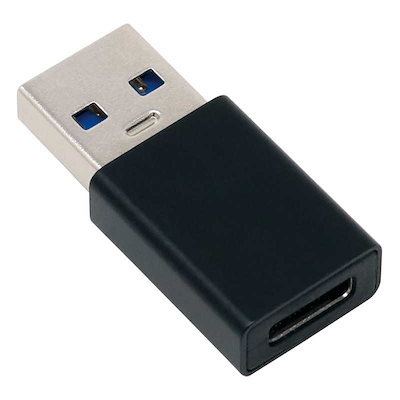 他サイト： アイネックス　USB3.1Gen2変換アダプタ Aオス - Cメス　U32AC-MFAD ブラックの商品画像