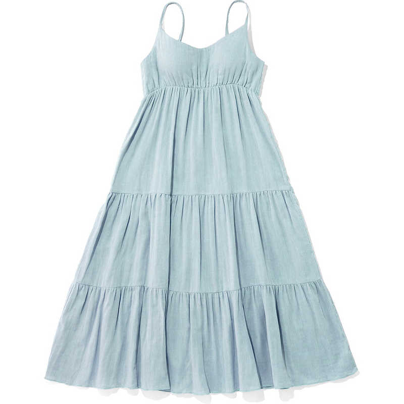 タオル美術館　cococi beauty シャルロット ガーゼキャミソールワンピース Lサイズ グリーン