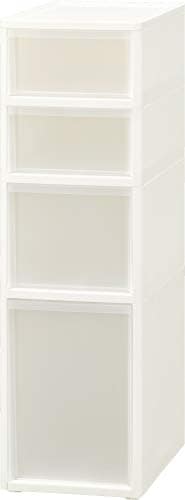 色：ホワイト/クリア サイズ：ミドル幅約26cm JEJアステージ(JEJ Astage) すきま収