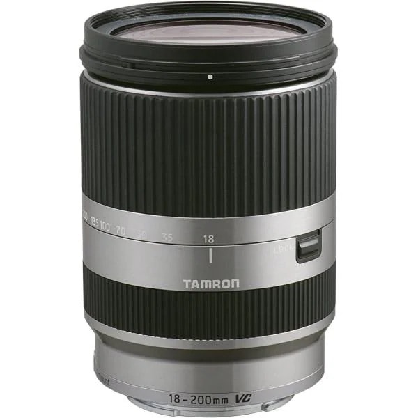 【中古】タムロン TAMRON 高倍率ズームレンズ 18-200mm F3.5-6.3 DiIII VC キヤノンEOS M用 ミラーレスカメラ EOS M専用 シルバー B011EM-SILVER