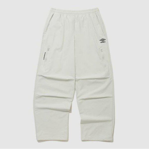 パンツ KQF UQ121SPT12-WBE ブロテクト ジッパー カーゴ ストレート パンツ WHITE BEIGE