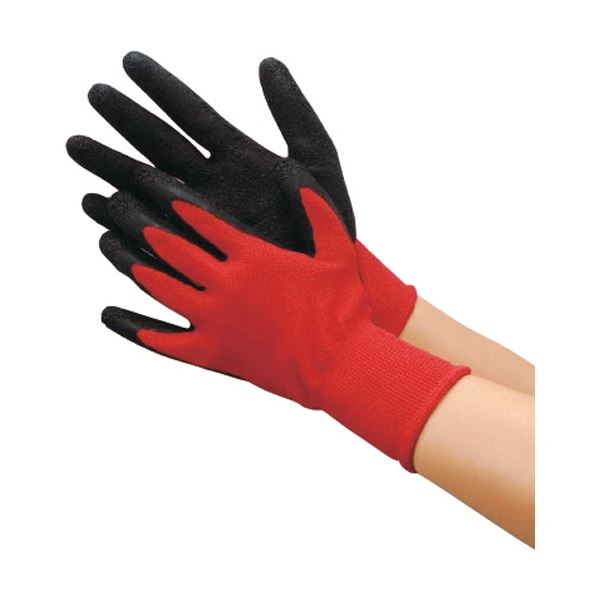 （まとめ）丸和ケミカル 天然ゴム背抜き手袋 Lサイズ 750-10L 1パック（10双）[x5]